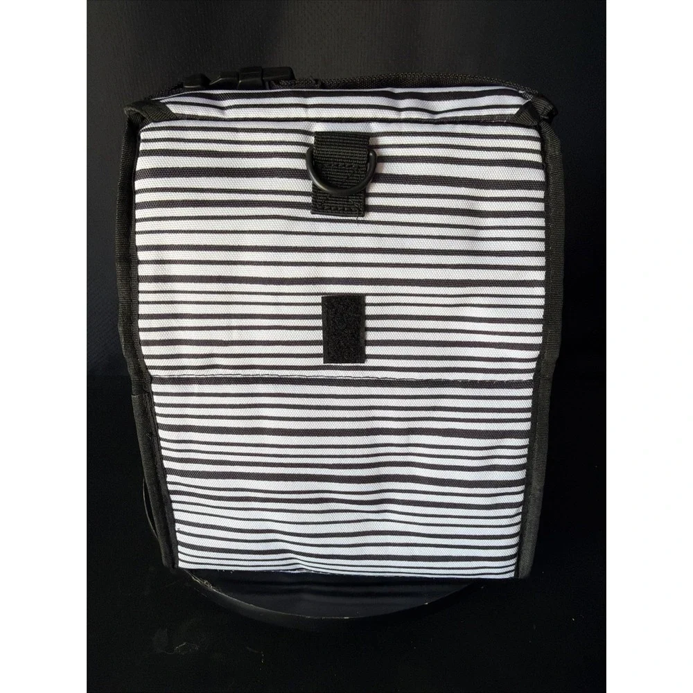 Packit‎ Freezable Lunch Bag Black And White Stripe NWT